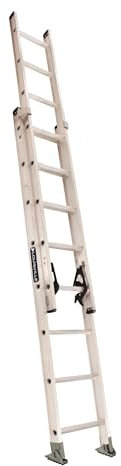 Louisville Ladder 16-foot Aluminium Extension Ladder, 300-Pound Load Capacity, Type IA, AE2216