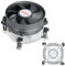 Akasa Dual Socket Aluminium CPU Cooler | Low Noise 92mm PWM Fan | Heatsink with Aluminium Core | Pre-applied Thermal Compound | Designed for LGA 775/1200/115X | AK-CCE-7104EP