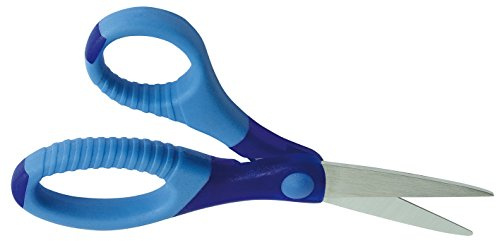 Wedo 773503 pysselsax (Gripy 5 tum spets, av rostfritt stål, 13 cm) blå
