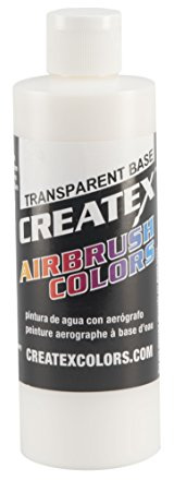 Createx Colors Transparent Base Paint for Airbrush, 8 oz
