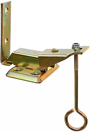 Chiavistello con gancio, con serratura a scatto, per lucernario, finestra