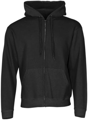 Fruit of the Loom - Hooded Sweat Jacket - Modell 2013 / Black, XL XL,Black