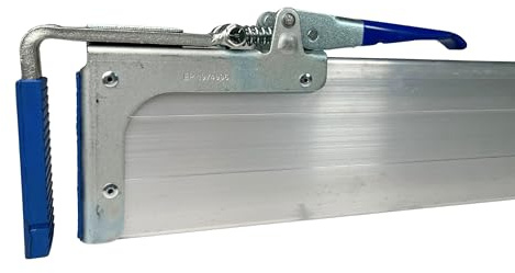 LOADCARE Zwischenwandverschluss für PKW Anhänger 400 daN, Aluminium Klemmbrett Ladungssicherung (1, 1,25-1,55 m)
