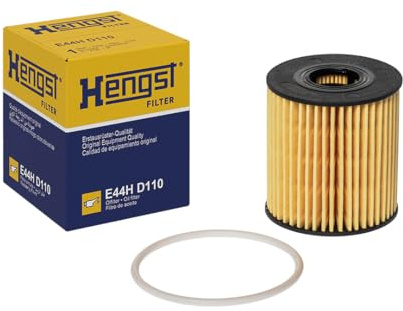 HENGST - Ölfilter E44H D110 - Öl-Filtereinsatz für KFZ | Hochwertiger Motorölfilter für KFZ mit Otto- oder Dieselmotor - Robuster Ölfilter mit hoher Schmutzaufnahmefähigkeit