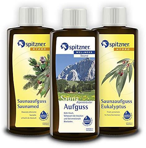 Spitzner Saunaaufguss Set Traditionell (3 x 190 ml)