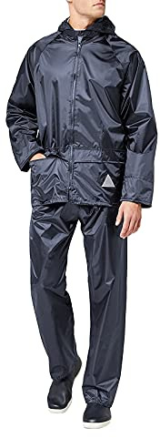 Result RE95A Heavyweight Waterproof Jacket/Trouser Suit - Navy, Medium