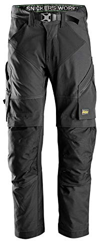Snickers Workwear 6903 FlexiWork Arbeitshose, 1 Stück, 48, schwarz, 69030404048