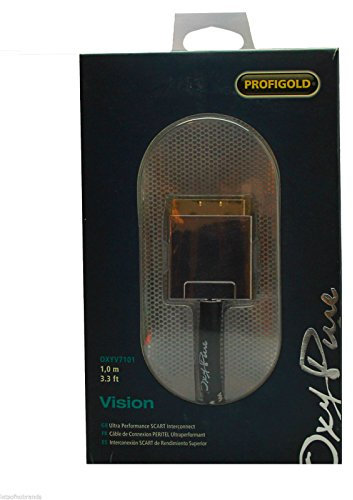 Profigold OXYV7102 cable EUROCONECTOR 2 m SCART (21-pin) Negro, Plata - Cables EUROCONECTORES (2 m, SCART (21-pin), SCART (21-pin), Oro, Negro, Plata, Male connector/Male connector)