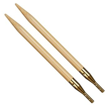 Addi Click Interchangeable Needle Tips Bamboo 5.00mm - 1pc