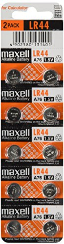 Pile LR44 1,5 V Piles bouton alcalines pour jouets calculatrices et usage général – Lot de 10