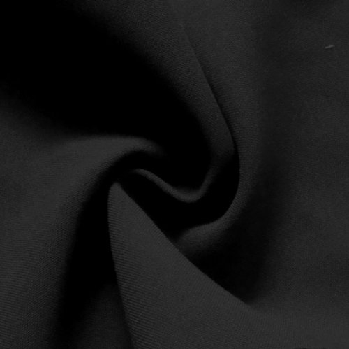 STOFFKONTOR Verdunkelungsstoff BLACK OUT, Thermostoff, Vorhangstoff Meterware, Schwarz