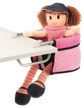 Bayer Chic 2000 735 46 - Puppen-Tischsitz, pink Checker