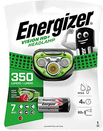 Energizer Vision HD+ LED Headlamp (Batteries Included) Energizer