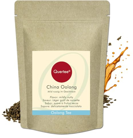 Oolong Tee China 250 g – Loser Tee ohne Zusätze für über 100 Tassen | Quertee • Chinesischer Oolong Tee • Ohne Aromastoffe • Feinherber Teegenuss • Premium Oolong Tee