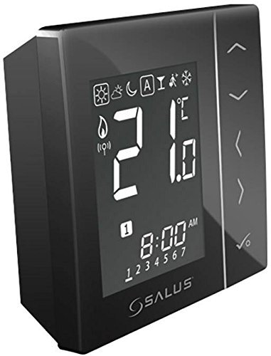 Salus Controls iT600 Funk-Wandthermostat VS20BRF batteriebetrieben black