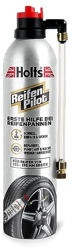 Holts Reifenpilot Reifendichtmittel Pannenspray Reifenreparaturset Schnell und Sicher Wieder auf der Straße. Ohne Werkzeug, Ohne Reifenwechsel, 400ml
