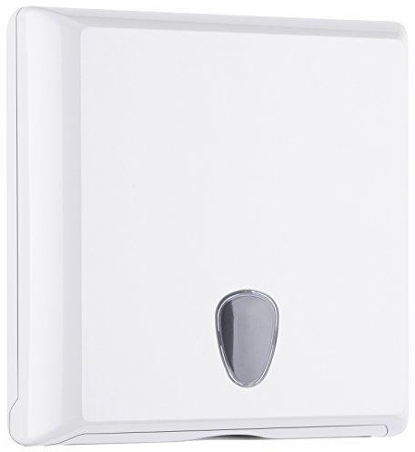 DISPENSER DISTRIBUTORE PORTA ASCIUGAMANI IN CARTA A SALVIETTE A Z BIANCO A MURO