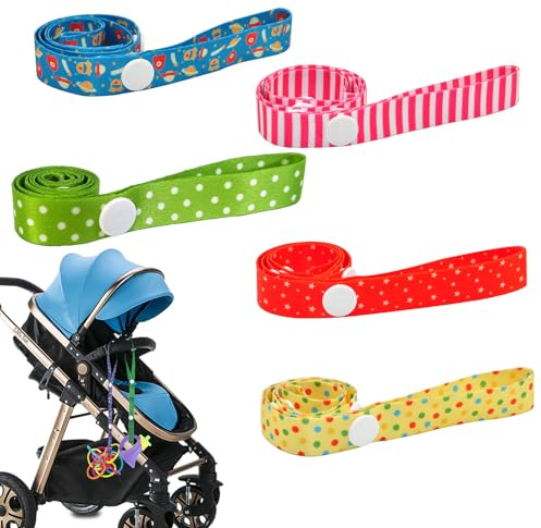 5X New Sippy Pal No Drop Bottle Toy Sippy Cup Holder Strap For Stroller (5 Pcs)