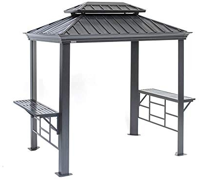 Sojag Aluminium Grillpavillon Messina 68 | Anthrazit | 179x292x262 cm