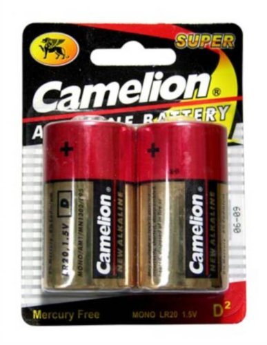 Link piles alcalines 1,5 V LR20 torche blister 2 pièces. (à lr20-bp2)