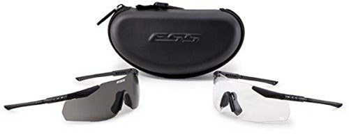 ESS Eyewear Ice 2X NARO Kit de protection pour les yeux, noir