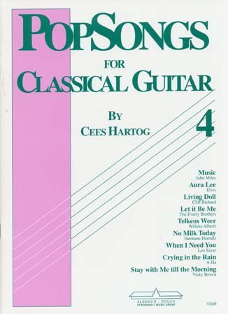 ALSBACH - EDUCA HARTOG C. - POP SONGS VOL.4 - GUITAR Klassische Noten Gitarre