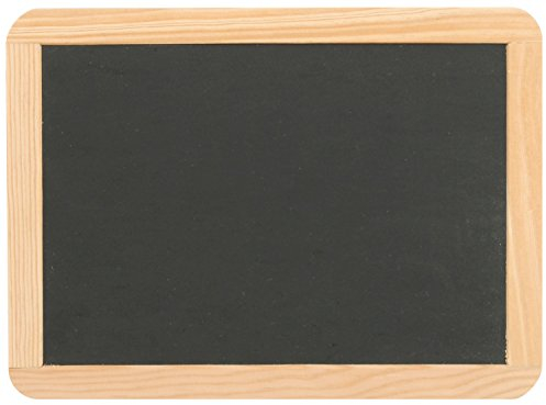 Schiefertafel ca. 22 x 30 cm mit Naturholzrahmen