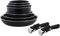 MENASTYL - set de 8 pièces – 3 poêles 20/24/28 cm + 3 casseroles 16/18/20 cm + 2 poignées amovibles sécurisées - 6020438