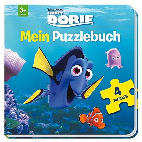 Disney Pixar Findet Dorie: Mein Puzzlebuch: Mit 4 Puzzles zu je 12 Teilen: Mit 4 Puzzlebilder à 12 Teilen