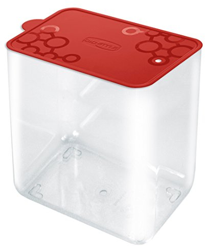 GIO'STYLE Giostyle Contenitore Alimentare per Dispensa Rettangolare L | Rosso | 1,8L | Made in Italy | Coperchio Ermetico | Linea Con.Tengo