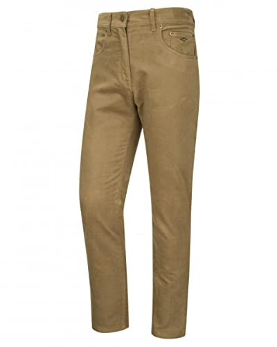Hoggs of Fife Carrick Stretch Tech Moleskin Trouser Dried Moss 40 Unfinished