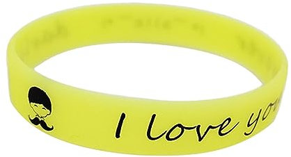 GOOHOCHY 20 Pezzi Braccialetti in Silicone Luminosi Colorati Personalizzati Bomboniere Fitness Sport Scuola Carnevale