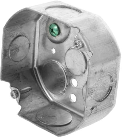 Homoyoyo Metal Junction Box Outdoor Octagonal Electrical Box for Fixed Ceiling Light for Electric Project Case