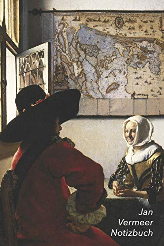 Jan Vermeer Notizbuch: Der Soldat und das lachende Mädchen | Perfekt für Notizen | Modisches Tagebuch | Ideal für die Schule, Studium, Rezepte oder Passwörtern zu schreiben