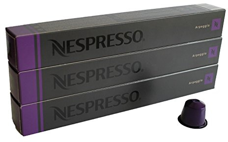 Nespresso Arpeggio Flavour Coffee 30 Capsules Pods 3 Sleeves Long Expiry