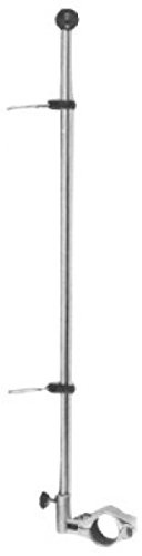 ARBO-INOX Flaggenstock mit Klemmhalter – für 22 mm Reling – Edelstahl 42 cm