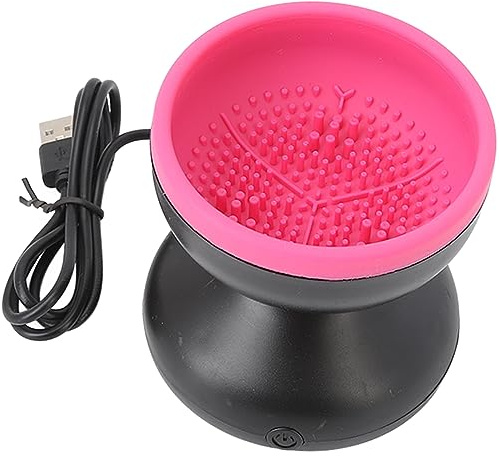 Elektrischer Makeup-Pinselreiniger, Automatisches Spinner-Pinselreinigungswerkzeug, Drehbare Reinigung, Tragbarer Kosmetikpinselreiniger für Makeup-Pinsel Aller Größen (Schwarzes