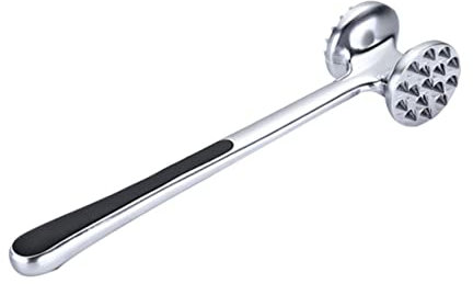 Alipis Meat Tenderizer Hammer Mallet Für Steak Und Doppelseitiger Küchenhelfer Zartmachen Von Rind Schwein Und Geflügel