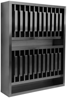 GRRICEPL Großer Haarfarben-Organisator, Salon-Haarfarbtuben-Aufbewahrungsregal, Wandhalterung für Haarfarbe Organizer, für Salon Dekoration(Schwarz,80x20x100 cm)