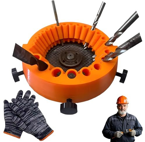 2025 New Drill Bit Sharpener, Power Drill Bit Grinding Attachment, Versatile 3-12mm Electric Drill Bit Sharpener Set for 125mm Grinder (1PC)