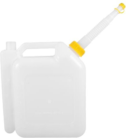 ibasenice 2 Stroke Engine Oil Mixing Bottle Oil Dispenser and Injection Tube for Chainsaws and Grass Cutters 4l Container for Petrol Engines