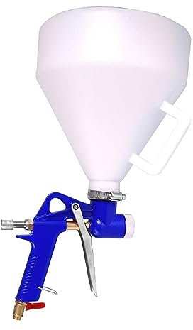 Spray Gun Set Air Hopper Spray Gun Paint Texture Tool Drywall Wall Painting Sprayer with 3 Nozzle(Set2)