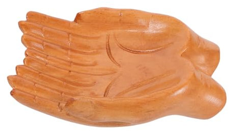TOPBATHY Bol Décoratif Sculpté Main Plateau Bois Pour Table Basse Entrée Porte-clés Service Multifonctionnel Pour Fruits Et Collations