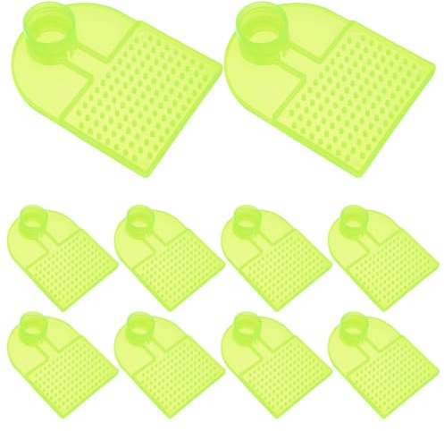 DOITOOL Dispensadores de Agua para Apicultura 10 Piezas Alimentador Antiahogamiento Compatible Botellas para Colmenas Equipos de Abejas