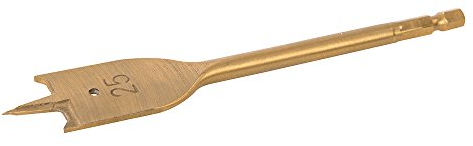 Silverline 983751 Titanbeschichteter Flachfräsbohrer 25 mm