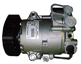 DELPHI A/C Kompressor für Klimaanlage Klimakompressor mit ID: 6CVC PAG 46 mit 120mm Riemenscheibe Kompatibel mit OPEL Astra J Sports Tourer P10 13250608 13271268 1618424 TSP0155966 | Kompatibel mit: OPEL ASTRA J, ASTRA J Caravan, ASTRA J GTC, MERIVA B Großraumlimousine, MERIVA B VAN