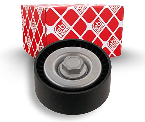 febi bilstein 30892 Umlenkrolle für Keilrippenriemen, mit Schraube, 1 Stück | Kompatibel mit: AUDI A3, A3 Sportback, TT, TT Roadster, SKODA SUPERB II, SUPERB II Kombi, VW EOS, GOLF V, PASSAT B5