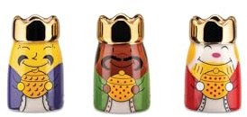 Alessi - Krippenfiguren - Die heiligen DREI Könige - 3er Set - Porzellan