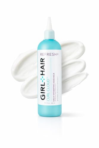 G+H REFRESH+ Daily Hydrating Hair Milk | Deep Hydration to Restore Dry Hair, Refresh Scalp | Aloe Vera, Biotin, & Coconut Water | 10.1 Fl Oz