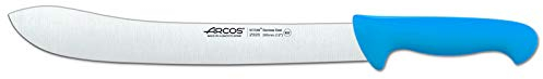 Arcos Serie 2900 - Caja 6 uds Cuchillo Carnicero - Hoja de Acero Inoxidable NITRUM de 300 mm - Mango inyectado en Polipropileno Color azul (6 UDS)